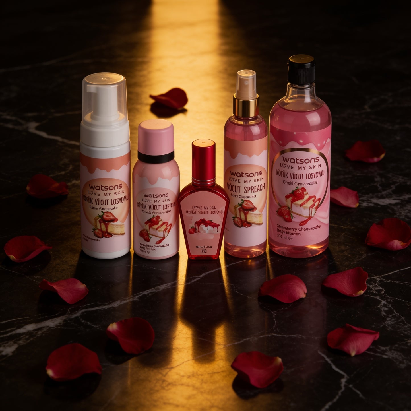 باكدج تشيز كيك عطر ومزيل عرق هدية متكاملة برائحة حلوة فريدة