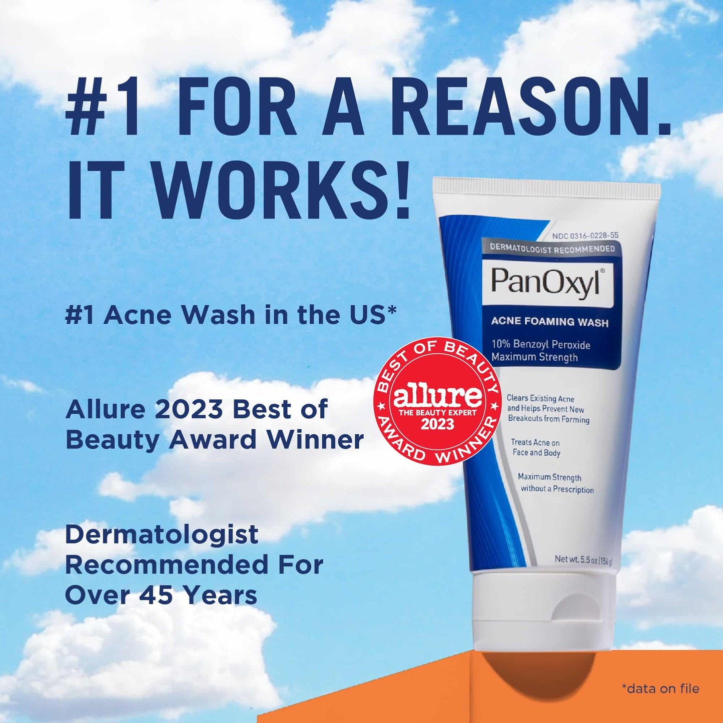 غسول بانوكسيل رغوي لحب الشباب بنزويل بيروكسيد 10% – 156جم Panoxyl Acne Foaming Wash Benzoyl Peroxide 10%