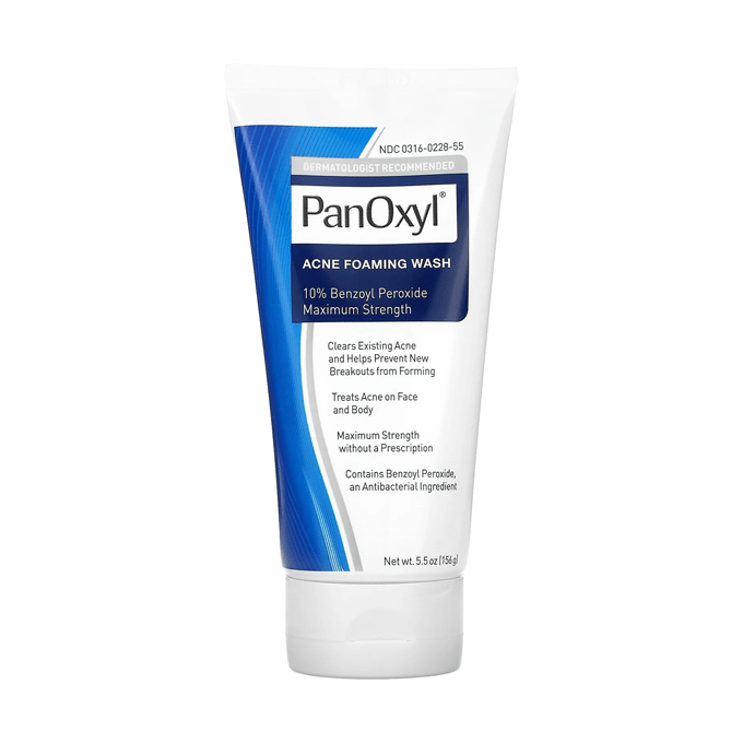غسول بانوكسيل رغوي لحب الشباب بنزويل بيروكسيد 10% – 156جم Panoxyl Acne Foaming Wash Benzoyl Peroxide 10%